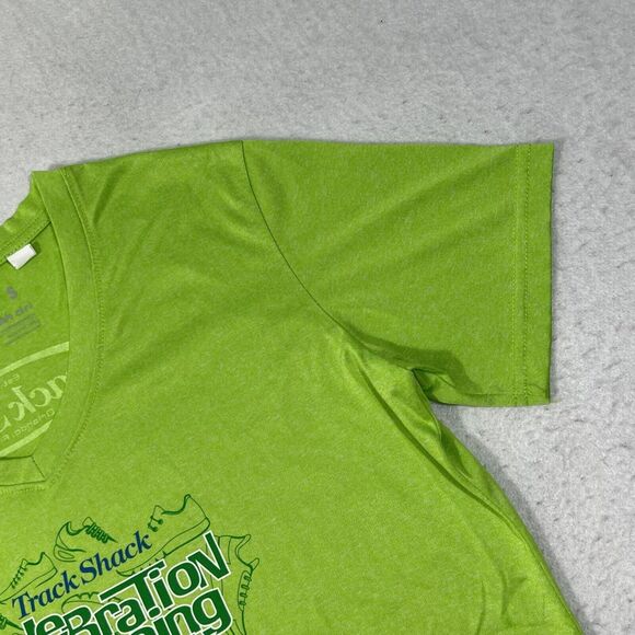 Leslie Jordan Women's Small Track Shack 2021 5K Race Athletic Graphic T Shirt - Picture 11 of 11